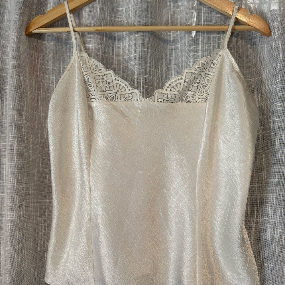 Victoria's Secret White Lace Cami